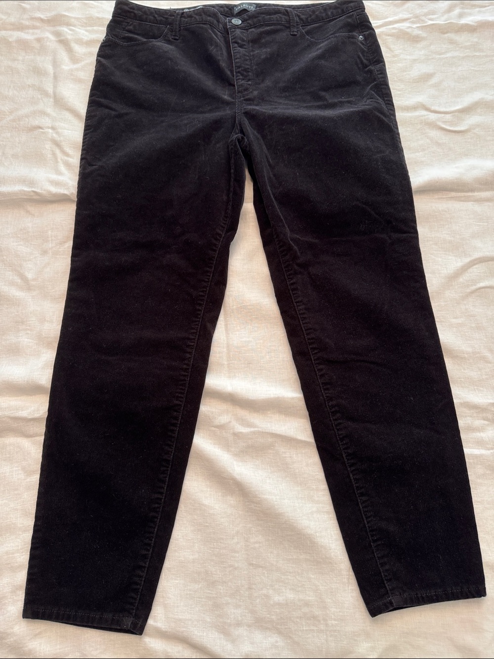 Talbots Black skinny fit corduroy Women's Pants